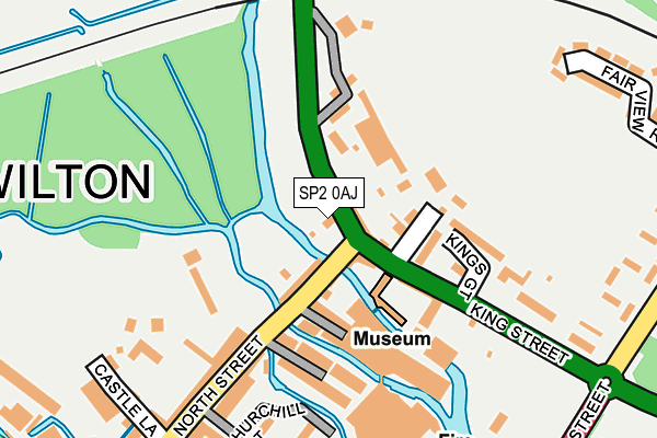 SP2 0AJ map - OS OpenMap – Local (Ordnance Survey) SP2 0AJ map - OS OpenMap – Local (Ordnance Survey)