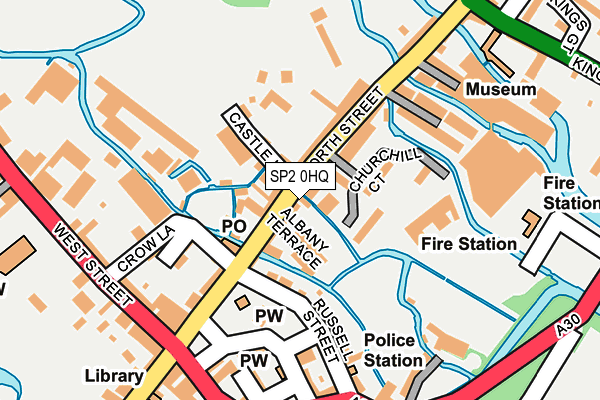 SP2 0HQ map - OS OpenMap – Local (Ordnance Survey) SP2 0HQ map - OS OpenMap – Local (Ordnance Survey)