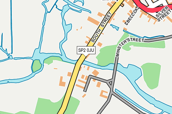 SP2 0JU map - OS OpenMap – Local (Ordnance Survey) SP2 0JU map - OS OpenMap – Local (Ordnance Survey)