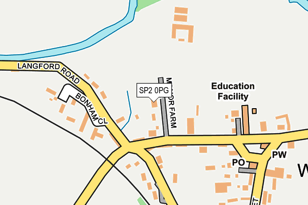 SP2 0PG map - OS OpenMap – Local (Ordnance Survey) SP2 0PG map - OS OpenMap – Local (Ordnance Survey)