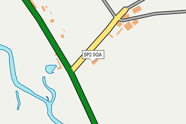 SP2 0QA map - OS OpenMap – Local (Ordnance Survey) SP2 0QA map - OS OpenMap – Local (Ordnance Survey)