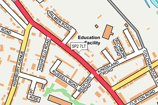 SP2 7LT map - OS OpenMap – Local (Ordnance Survey) SP2 7LT map - OS OpenMap – Local (Ordnance Survey)
