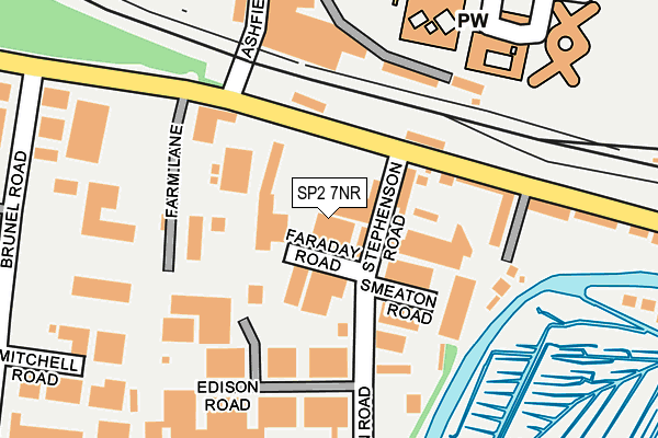 SP2 7NR map - OS OpenMap – Local (Ordnance Survey) SP2 7NR map - OS OpenMap – Local (Ordnance Survey)