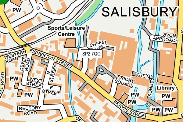 SP2 7QQ map - OS OpenMap – Local (Ordnance Survey) SP2 7QQ map - OS OpenMap – Local (Ordnance Survey)