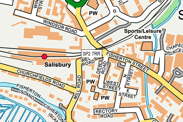 SP2 7RR map - OS OpenMap – Local (Ordnance Survey)