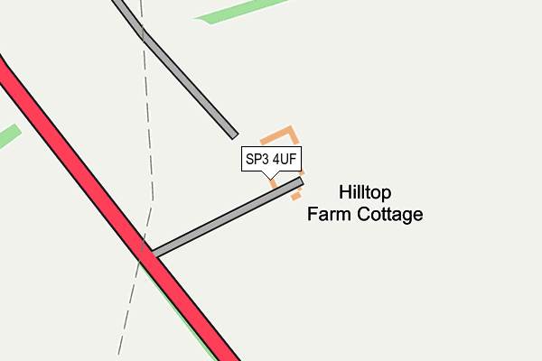 SP3 4UF map - OS OpenMap – Local (Ordnance Survey) SP3 4UF map - OS OpenMap – Local (Ordnance Survey)