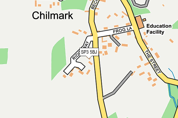 SP3 5BJ map - OS OpenMap – Local (Ordnance Survey) SP3 5BJ map - OS OpenMap – Local (Ordnance Survey)