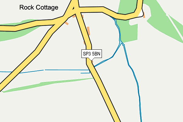 SP3 5BN map - OS OpenMap – Local (Ordnance Survey) SP3 5BN map - OS OpenMap – Local (Ordnance Survey)