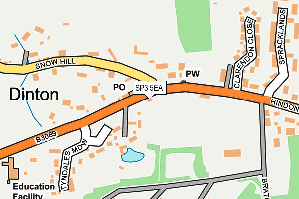 SP3 5EA map - OS OpenMap – Local (Ordnance Survey) SP3 5EA map - OS OpenMap – Local (Ordnance Survey)