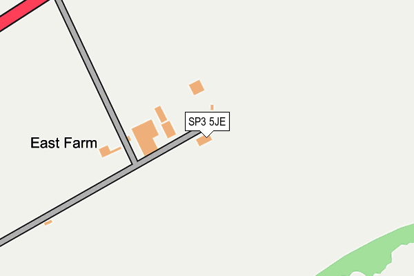 SP3 5JE map - OS OpenMap – Local (Ordnance Survey) SP3 5JE map - OS OpenMap – Local (Ordnance Survey)