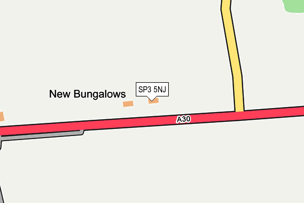 SP3 5NJ map - OS OpenMap – Local (Ordnance Survey) SP3 5NJ map - OS OpenMap – Local (Ordnance Survey)