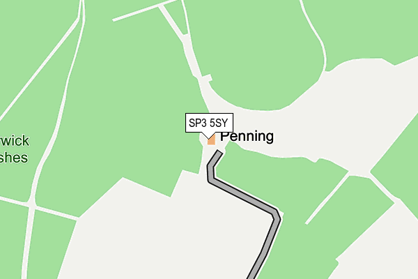 SP3 5SY map - OS OpenMap – Local (Ordnance Survey) SP3 5SY map - OS OpenMap – Local (Ordnance Survey)