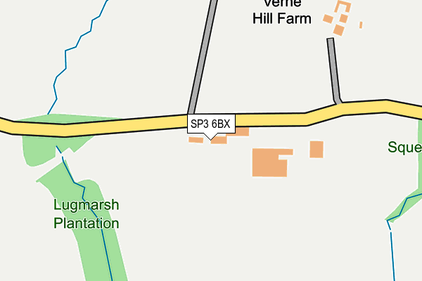 SP3 6BX map - OS OpenMap – Local (Ordnance Survey) SP3 6BX map - OS OpenMap – Local (Ordnance Survey)