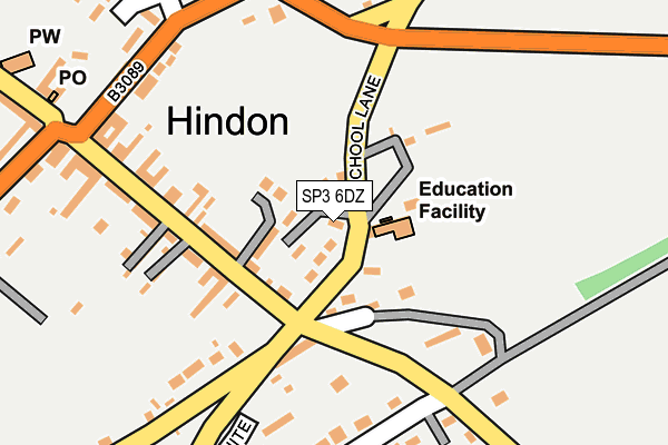 SP3 6DZ map - OS OpenMap – Local (Ordnance Survey) SP3 6DZ map - OS OpenMap – Local (Ordnance Survey)