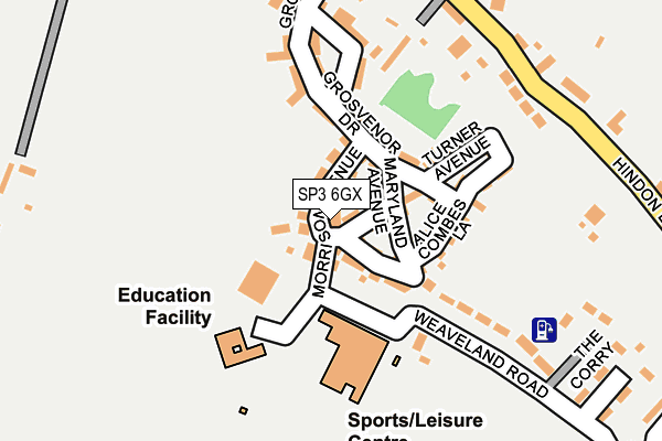 SP3 6GX map - OS OpenMap – Local (Ordnance Survey) SP3 6GX map - OS OpenMap – Local (Ordnance Survey)