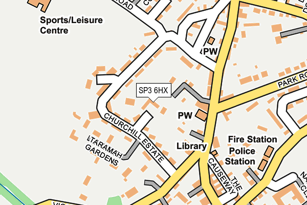 SP3 6HX map - OS OpenMap – Local (Ordnance Survey) SP3 6HX map - OS OpenMap – Local (Ordnance Survey)