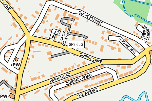 SP3 6LG map - OS OpenMap – Local (Ordnance Survey) SP3 6LG map - OS OpenMap – Local (Ordnance Survey)