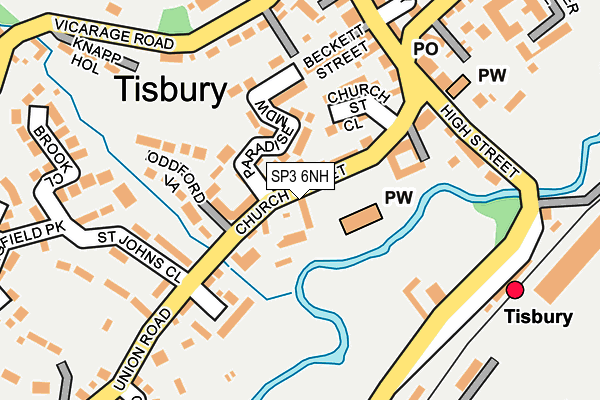 SP3 6NH map - OS OpenMap – Local (Ordnance Survey) SP3 6NH map - OS OpenMap – Local (Ordnance Survey)