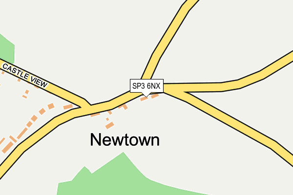 SP3 6NX map - OS OpenMap – Local (Ordnance Survey) SP3 6NX map - OS OpenMap – Local (Ordnance Survey)