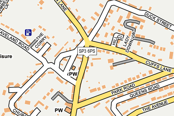 SP3 6PS map - OS OpenMap – Local (Ordnance Survey) SP3 6PS map - OS OpenMap – Local (Ordnance Survey)
