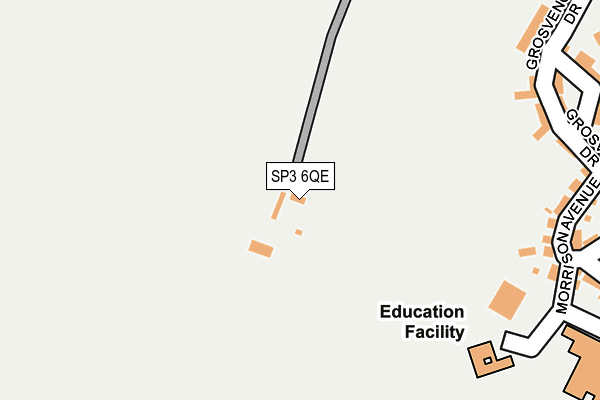 SP3 6QE map - OS OpenMap – Local (Ordnance Survey) SP3 6QE map - OS OpenMap – Local (Ordnance Survey)
