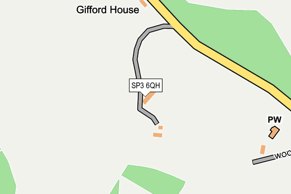 SP3 6QH map - OS OpenMap – Local (Ordnance Survey) SP3 6QH map - OS OpenMap – Local (Ordnance Survey)