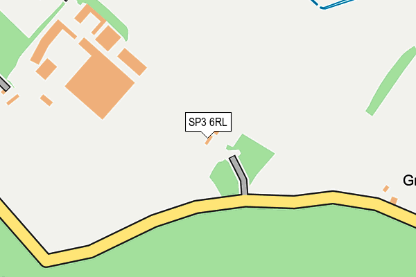 SP3 6RL map - OS OpenMap – Local (Ordnance Survey)