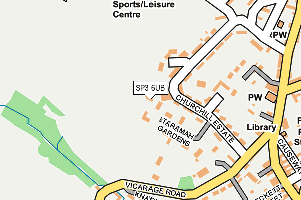 SP3 6UB map - OS OpenMap – Local (Ordnance Survey) SP3 6UB map - OS OpenMap – Local (Ordnance Survey)