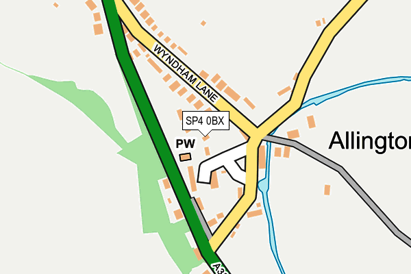 SP4 0BX map - OS OpenMap – Local (Ordnance Survey) SP4 0BX map - OS OpenMap – Local (Ordnance Survey)