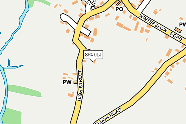 SP4 0LJ map - OS OpenMap – Local (Ordnance Survey) SP4 0LJ map - OS OpenMap – Local (Ordnance Survey)