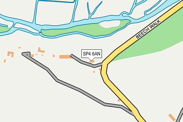 SP4 6AN map - OS OpenMap – Local (Ordnance Survey) SP4 6AN map - OS OpenMap – Local (Ordnance Survey)