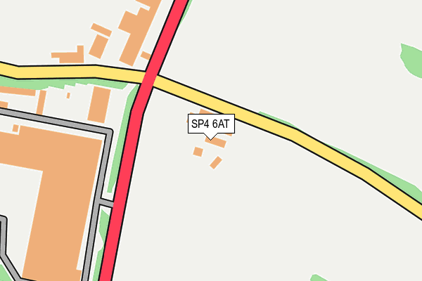 SP4 6AT map - OS OpenMap – Local (Ordnance Survey) SP4 6AT map - OS OpenMap – Local (Ordnance Survey)