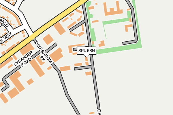 SP4 6BN map - OS OpenMap – Local (Ordnance Survey) SP4 6BN map - OS OpenMap – Local (Ordnance Survey)