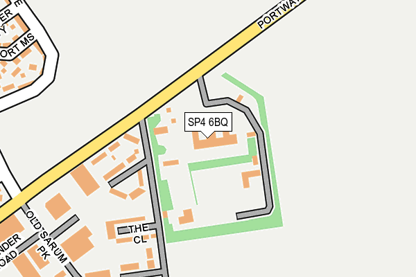 SP4 6BQ map - OS OpenMap – Local (Ordnance Survey) SP4 6BQ map - OS OpenMap – Local (Ordnance Survey)