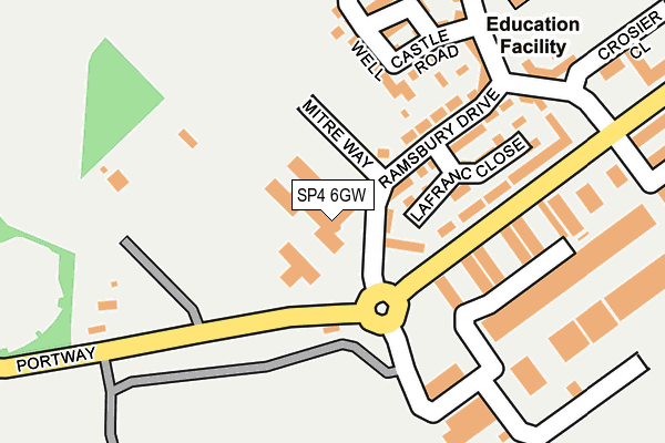 SP4 6GW map - OS OpenMap – Local (Ordnance Survey) SP4 6GW map - OS OpenMap – Local (Ordnance Survey)