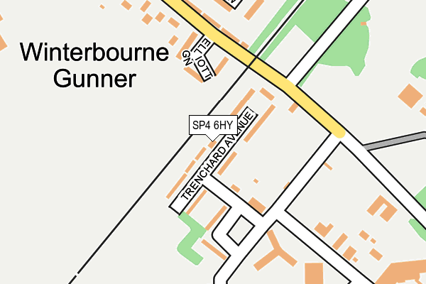 SP4 6HY map - OS OpenMap – Local (Ordnance Survey)