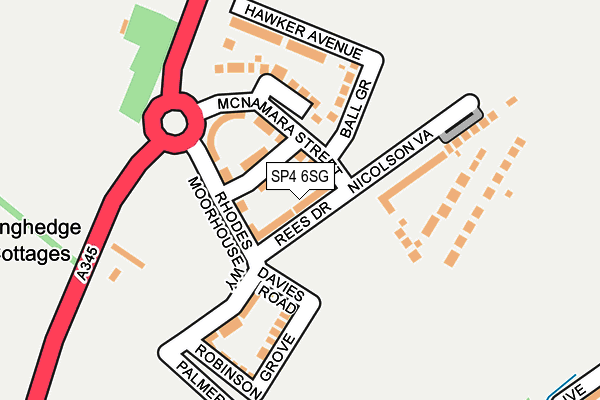 SP4 6SG map - OS OpenMap – Local (Ordnance Survey) SP4 6SG map - OS OpenMap – Local (Ordnance Survey)