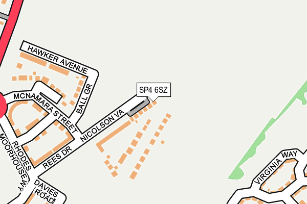 SP4 6SZ map - OS OpenMap – Local (Ordnance Survey) SP4 6SZ map - OS OpenMap – Local (Ordnance Survey)
