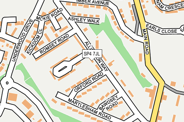 SP4 7JL map - OS OpenMap – Local (Ordnance Survey) SP4 7JL map - OS OpenMap – Local (Ordnance Survey)