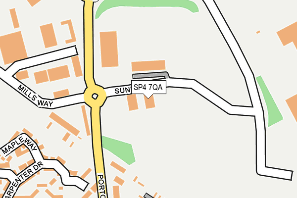 SP4 7QA map - OS OpenMap – Local (Ordnance Survey) SP4 7QA map - OS OpenMap – Local (Ordnance Survey)