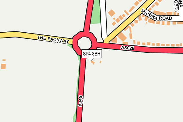 SP4 8BH map - OS OpenMap – Local (Ordnance Survey) SP4 8BH map - OS OpenMap – Local (Ordnance Survey)