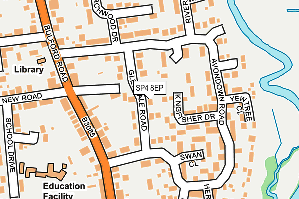 SP4 8EP map - OS OpenMap – Local (Ordnance Survey) SP4 8EP map - OS OpenMap – Local (Ordnance Survey)