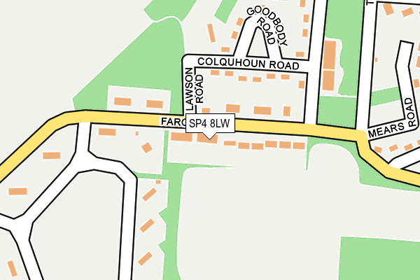SP4 8LW map - OS OpenMap – Local (Ordnance Survey) SP4 8LW map - OS OpenMap – Local (Ordnance Survey)
