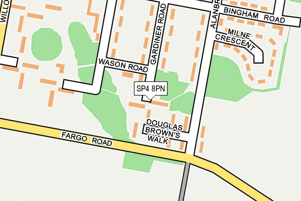 SP4 8PN map - OS OpenMap – Local (Ordnance Survey) SP4 8PN map - OS OpenMap – Local (Ordnance Survey)