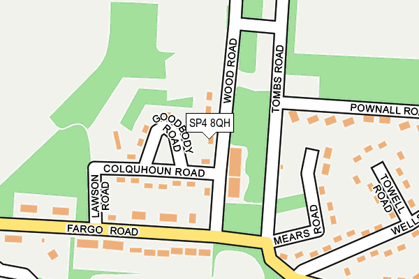 SP4 8QH map - OS OpenMap – Local (Ordnance Survey) SP4 8QH map - OS OpenMap – Local (Ordnance Survey)