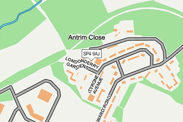 SP4 9AJ map - OS OpenMap – Local (Ordnance Survey) SP4 9AJ map - OS OpenMap – Local (Ordnance Survey)