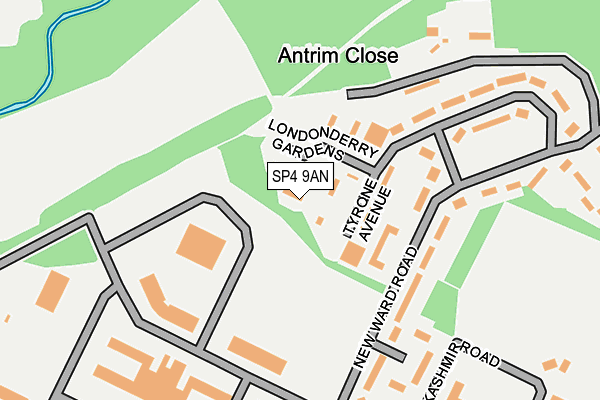 SP4 9AN map - OS OpenMap – Local (Ordnance Survey) SP4 9AN map - OS OpenMap – Local (Ordnance Survey)