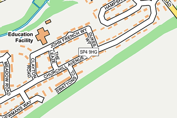 SP4 9HG map - OS OpenMap – Local (Ordnance Survey) SP4 9HG map - OS OpenMap – Local (Ordnance Survey)