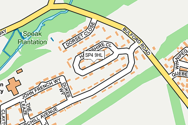 SP4 9HL map - OS OpenMap – Local (Ordnance Survey) SP4 9HL map - OS OpenMap – Local (Ordnance Survey)