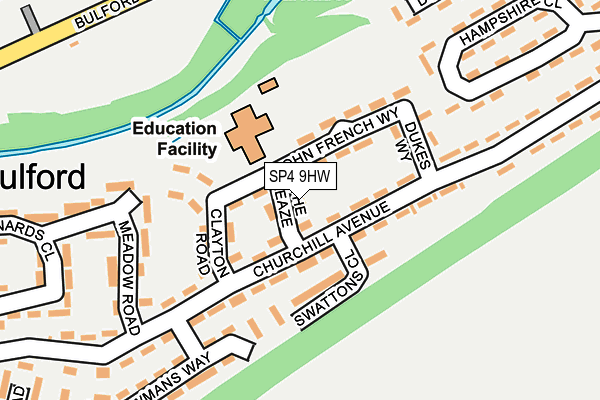 SP4 9HW map - OS OpenMap – Local (Ordnance Survey) SP4 9HW map - OS OpenMap – Local (Ordnance Survey)